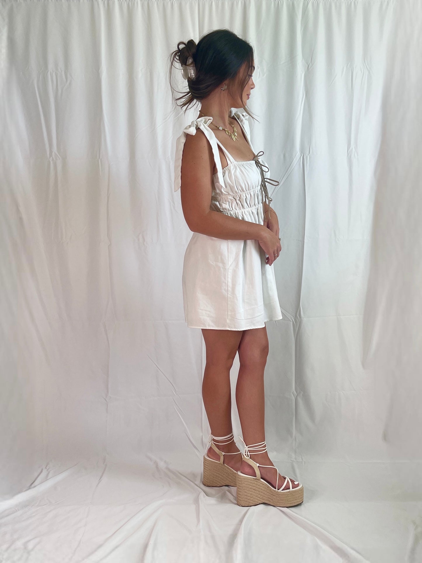 Rory Smocked Mini Dress