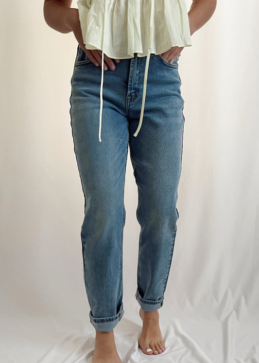 Debra High Rise Mom Jeans