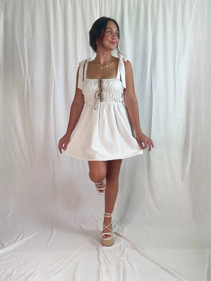 Rory Smocked Mini Dress