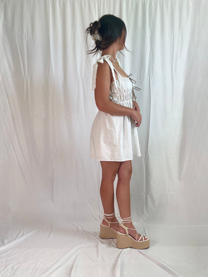 Rory Smocked Mini Dress