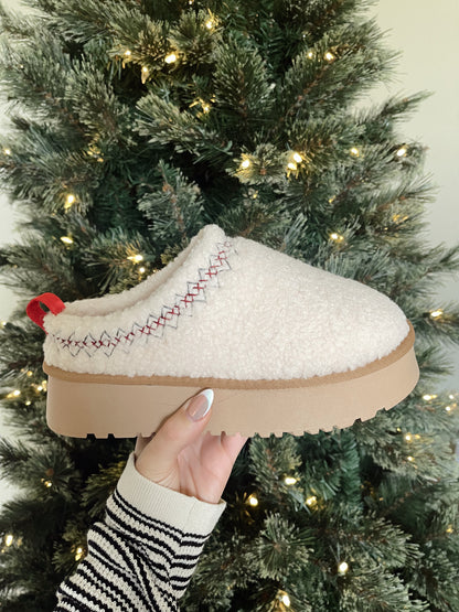 Sherpa Platform Slippers