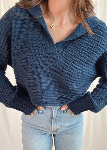 “Luna” V-Neck Sweater