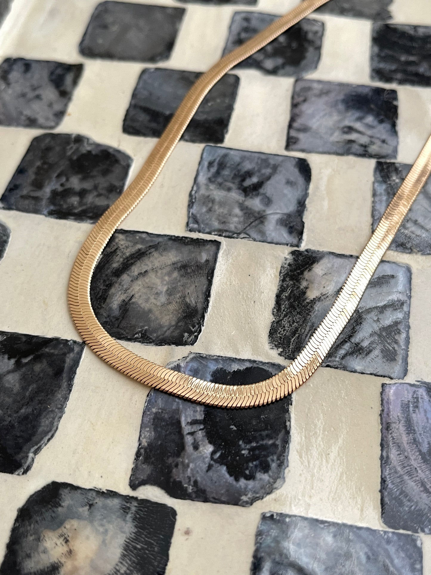 Herringbone Chain Necklace