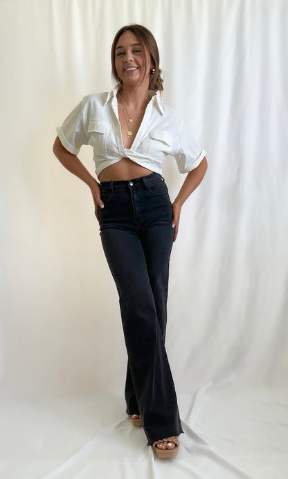 Savannah Vintage Black Jeans